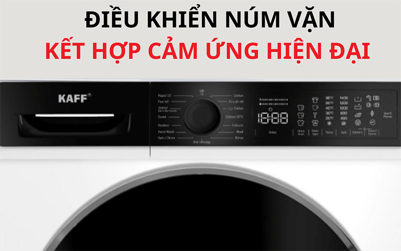 Máy giặt Kaff KF-MFC1269T3W/B - Hàng chính hãng