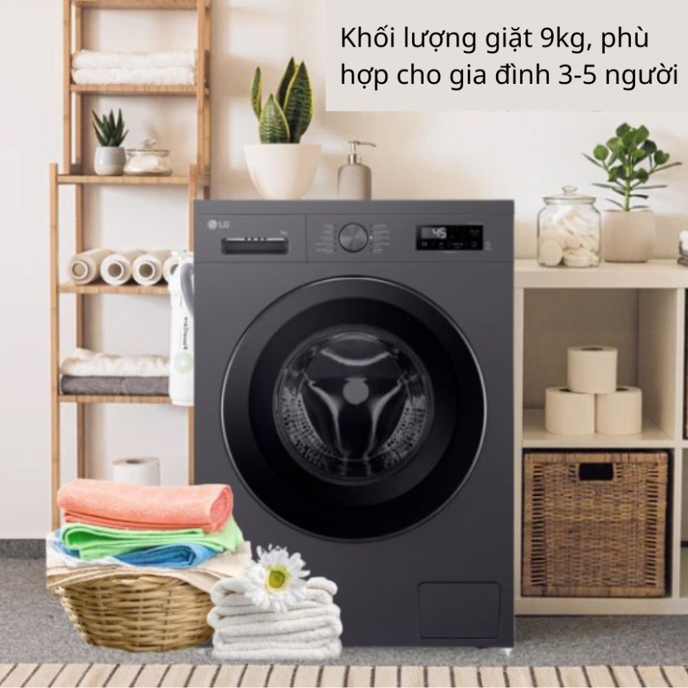 Máy giặt LG inverter 9 kg FB1209S6M - Hàng chính hãng
