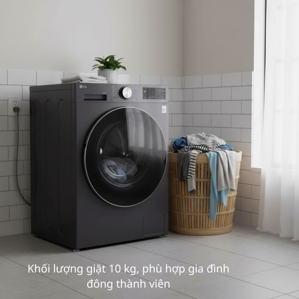 Máy giặt LG inverter 10kg FX1410N5G - Hàng chính hãng