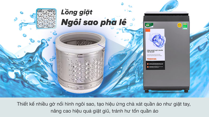 Máy giặt Toshiba AW-L805AV (SG) - Hàng chính hãng