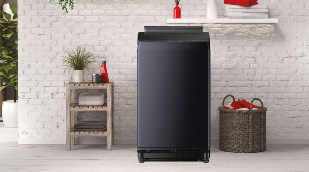 Máy giặt lồng đứng, kiểu dáng nhỏ gọn, sang trọng