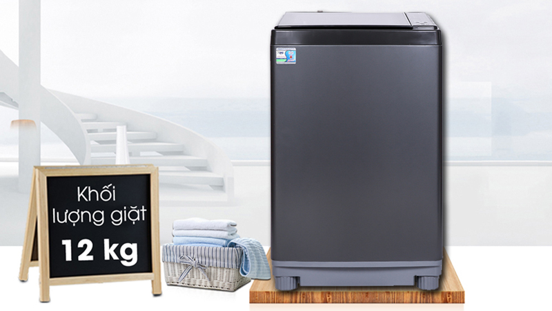 Máy giặt Aqua 12 kg AQW-FW120GT-BK  - Hàng chính hãng