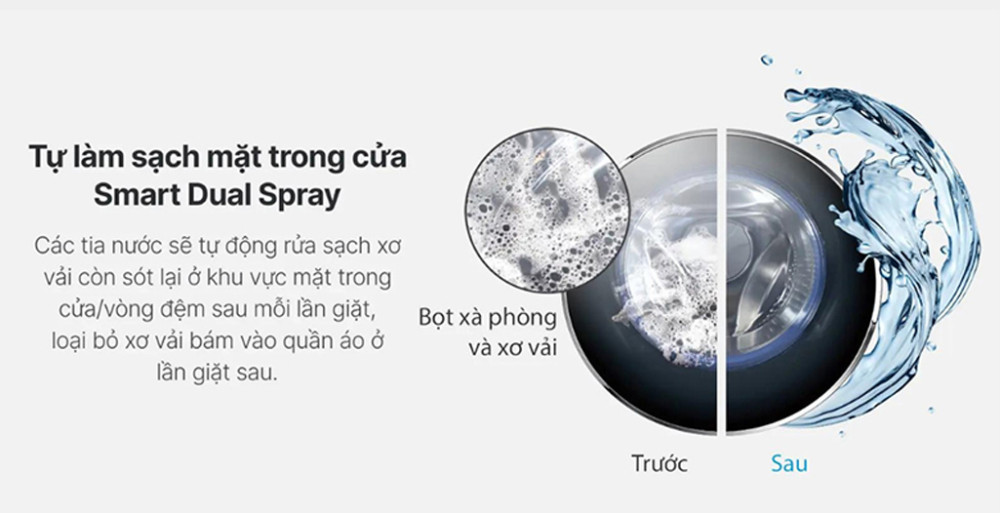 Máy giặt Aqua Inverter 10 kg AW10-BP4959U1K(B) - Hàng chính hãng