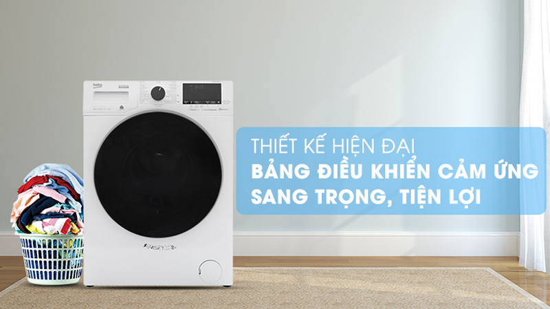 Máy giặt Beko Inverter 9 kg WCV9648XSTM - Hàng chính hãng