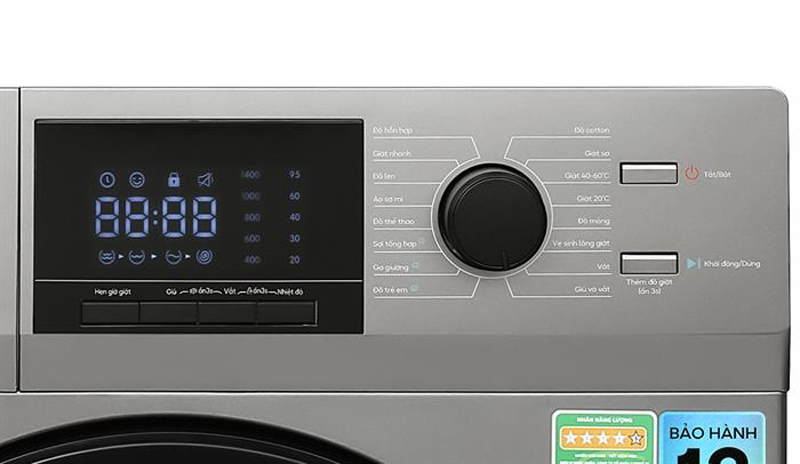 Máy giặt Casper inverter 9.5 kg WF-95VG5 - Hàng chính hãng