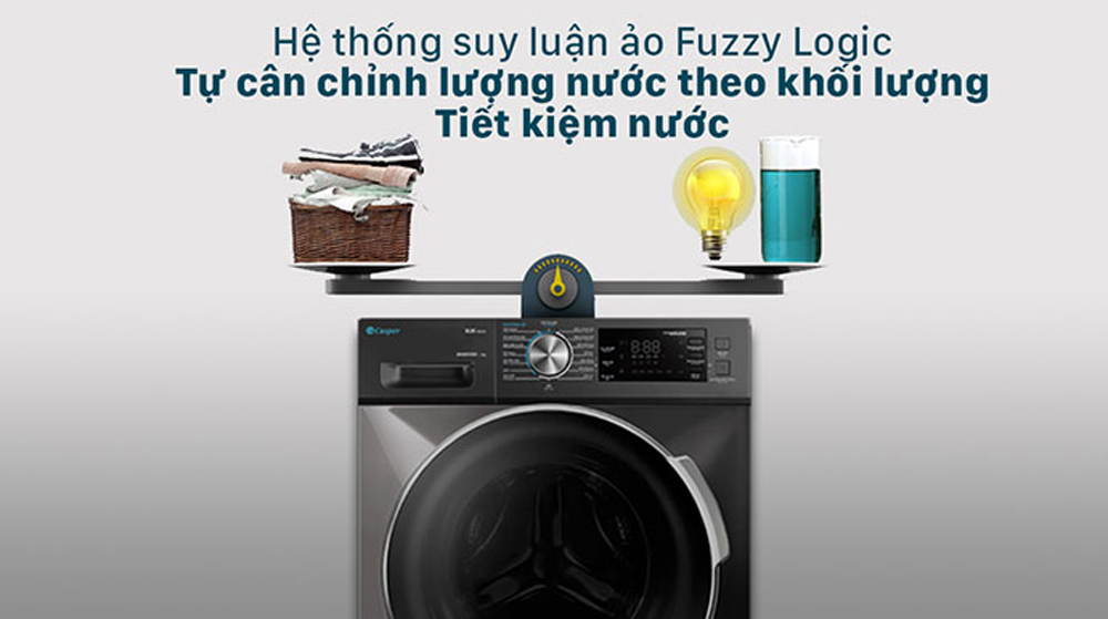Máy giặt Casper Inverter WF-85I140BGB (8.5kg) - Hàng chính hãng