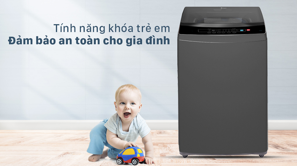 Máy giặt cửa trên Casper WT-75N70BGA (7.5kg) - Hàng chính hãng
