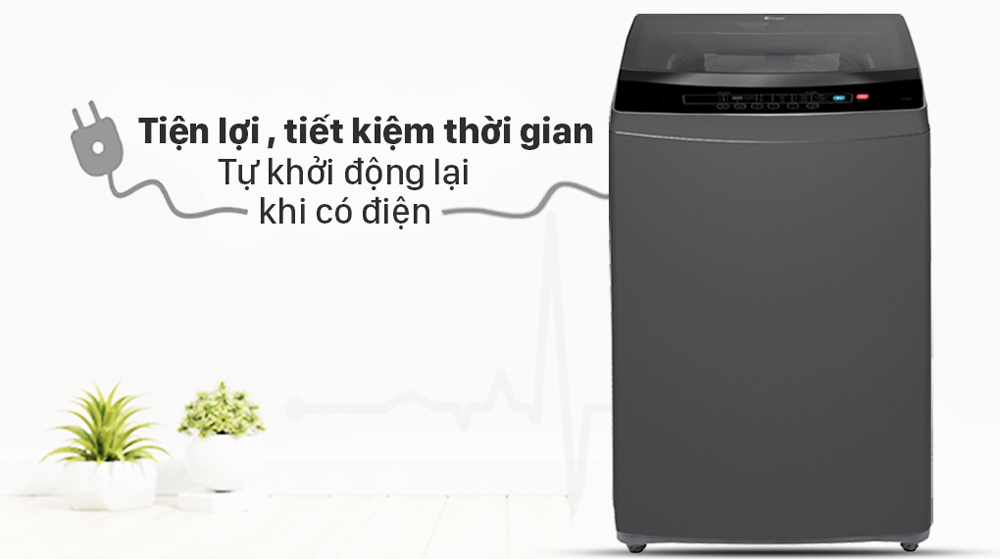 Máy giặt cửa trên Casper WT-75N70BGA (7.5kg) - Hàng chính hãng