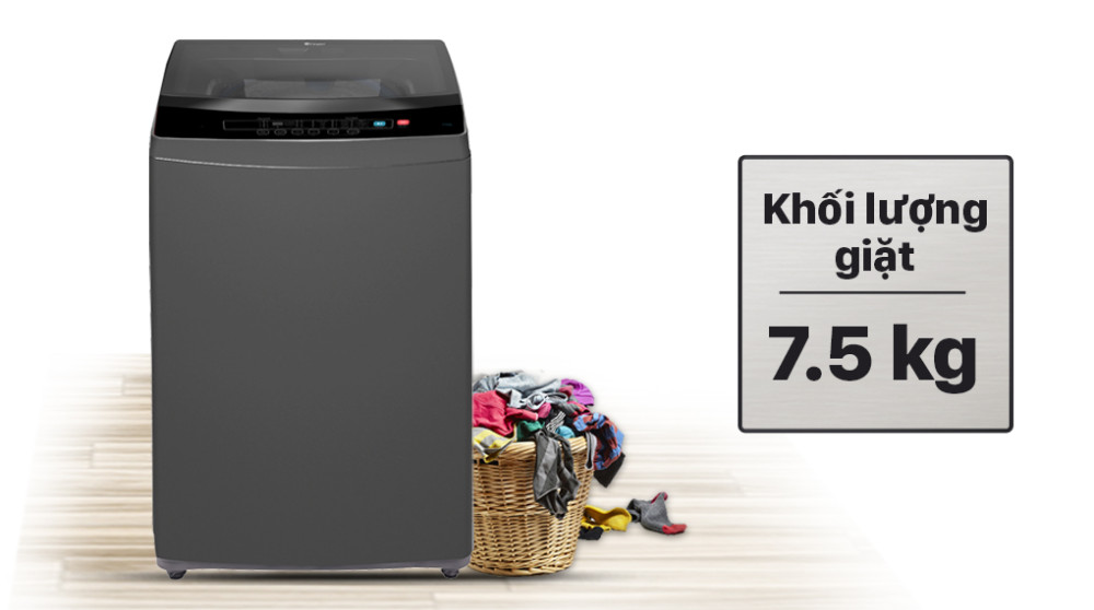 Máy giặt cửa trên Casper WT-75N70BGA (7.5kg) - Hàng chính hãng