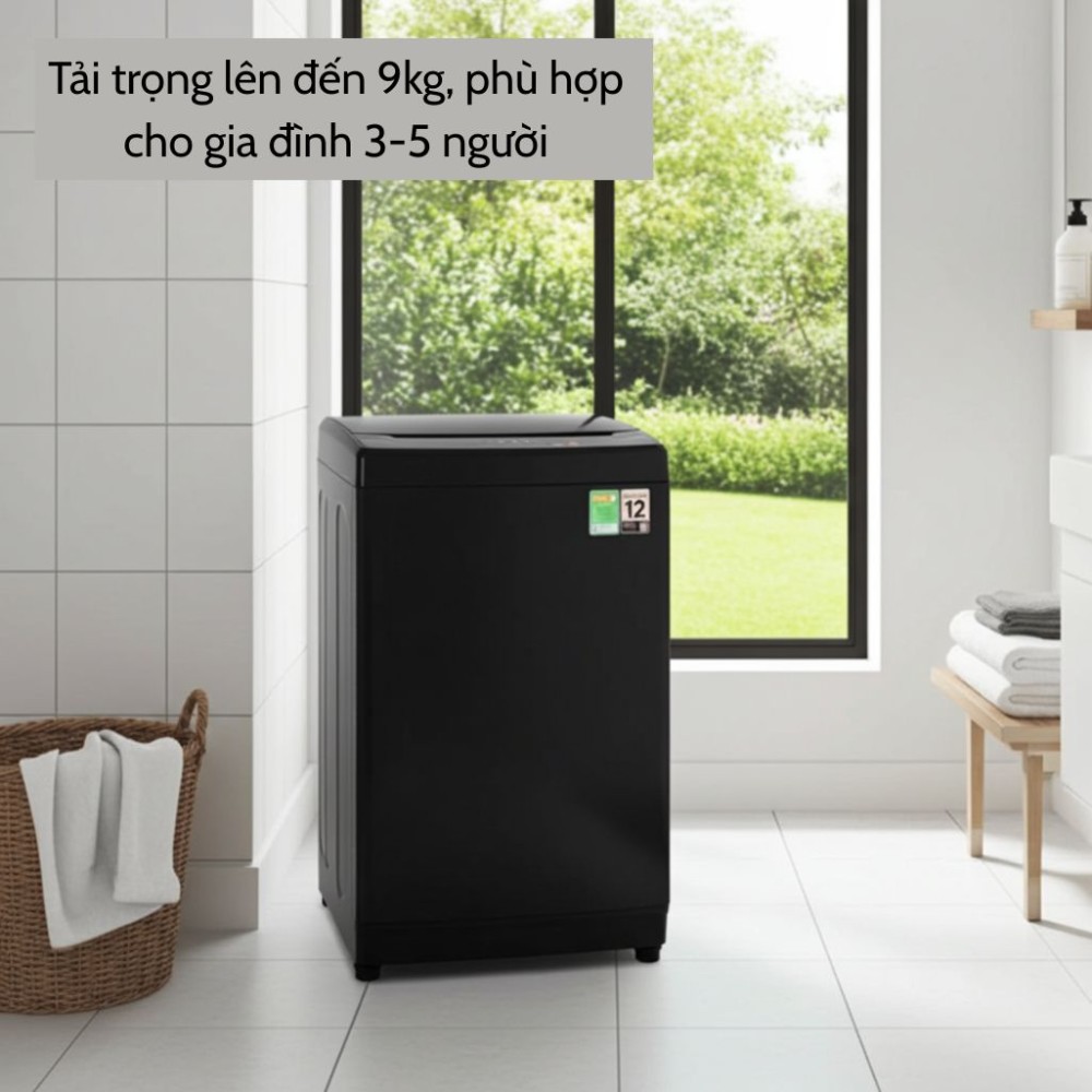 Máy giặt Casper 9 kg WT-9NB3 - Hàng chính hãng