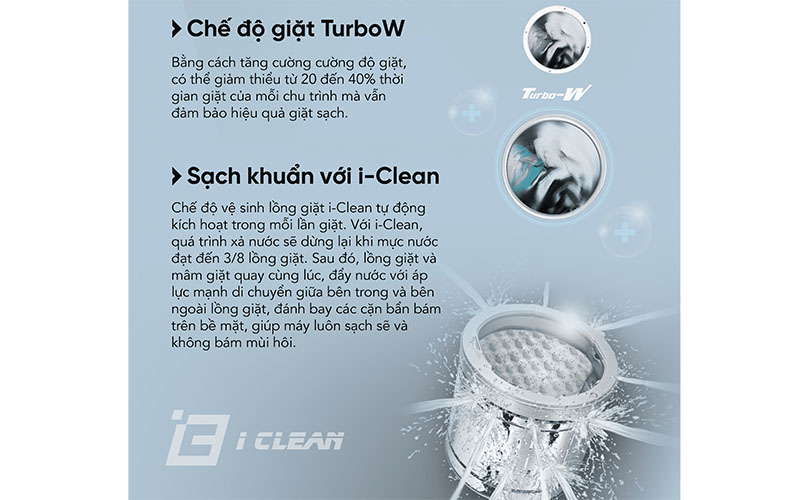 Chế độ giặt của Máy giặt cửa trên Funiki HWM-T685ABG