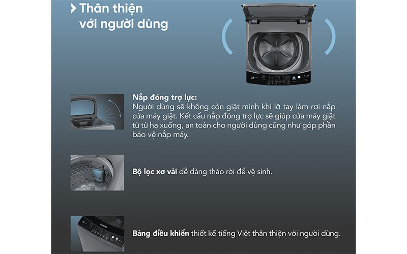 Tiện ích của Máy giặt cửa trên Funiki HWM-T685ABG