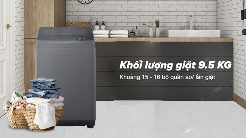Khối lượng giặt của Máy giặt cửa trên Funiki HWM-T695ABG