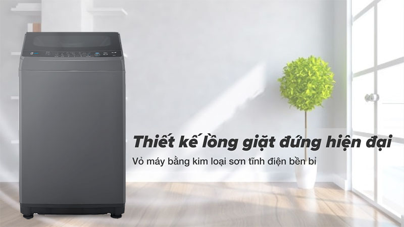 Thiết kế và chất liệu của Máy giặt cửa trên Funiki HWM-T695ABG