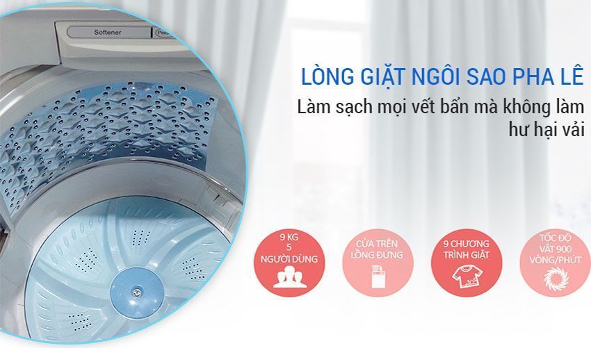 Máy giặt cửa trên Inverter Toshiba AW-DC1000CV - Hàng chính hãng