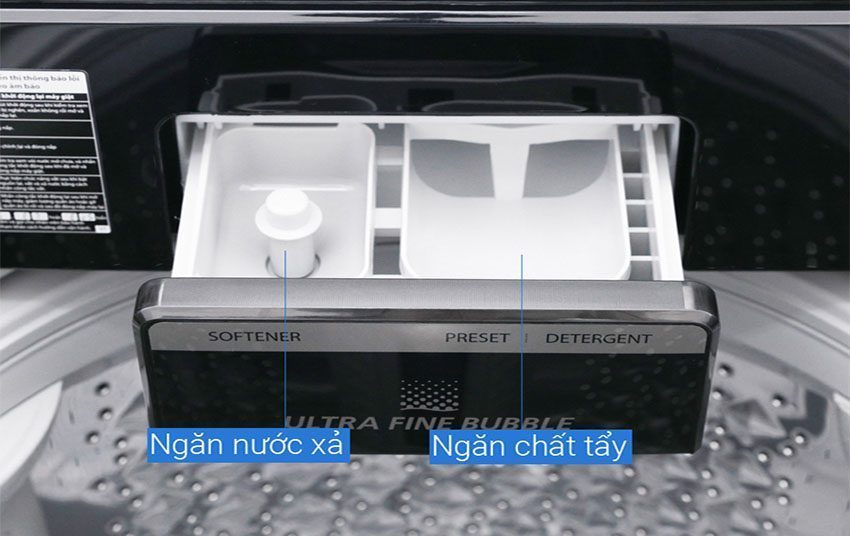 Máy giặt cửa trên Inverter Toshiba AW-DUG1600WV-SK - Hàng chính hãng