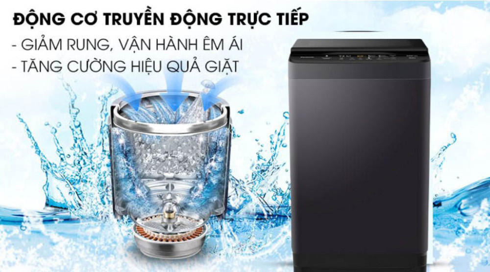 Máy giặt cửa trên Panasonic 9kg NA-F90S10BRV - Hàng chính hãng