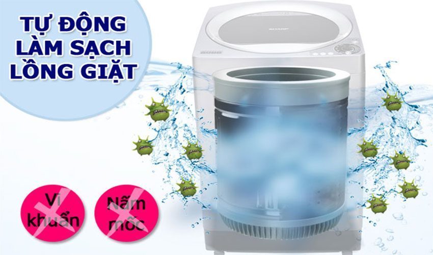 Chế độ của máy giặt cửa trên Sharp ES-U72GV-H 