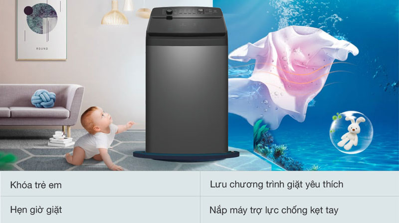 Máy giặt Electrolux Inverter EWT1474M7SA - Hàng chính hãng
