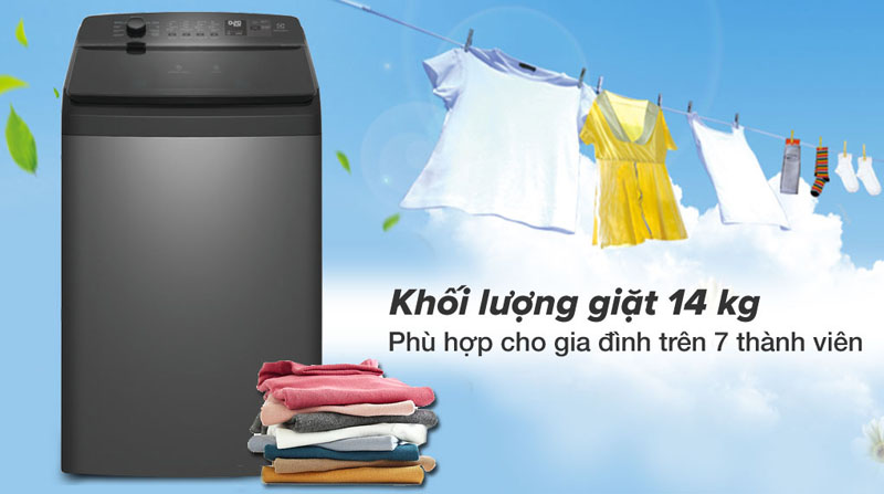 Máy giặt Electrolux Inverter EWT1474M7SA - Hàng chính hãng