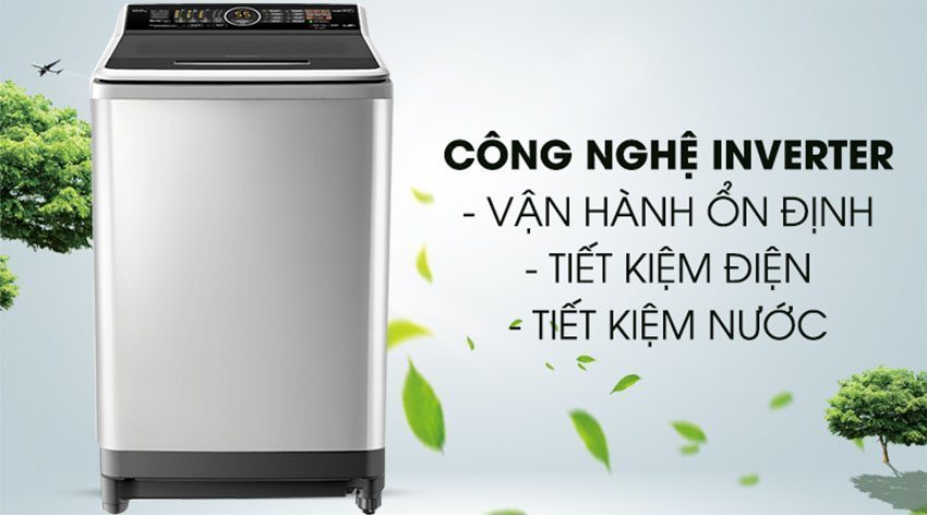 Máy giặt cửa trên 10kg inverter Panasonic NA-FS10V7LRV - Hàng chính hãng