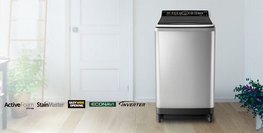 Máy giặt cửa trên inverter 10kg Panasonic NA-FS10X7LRV 
