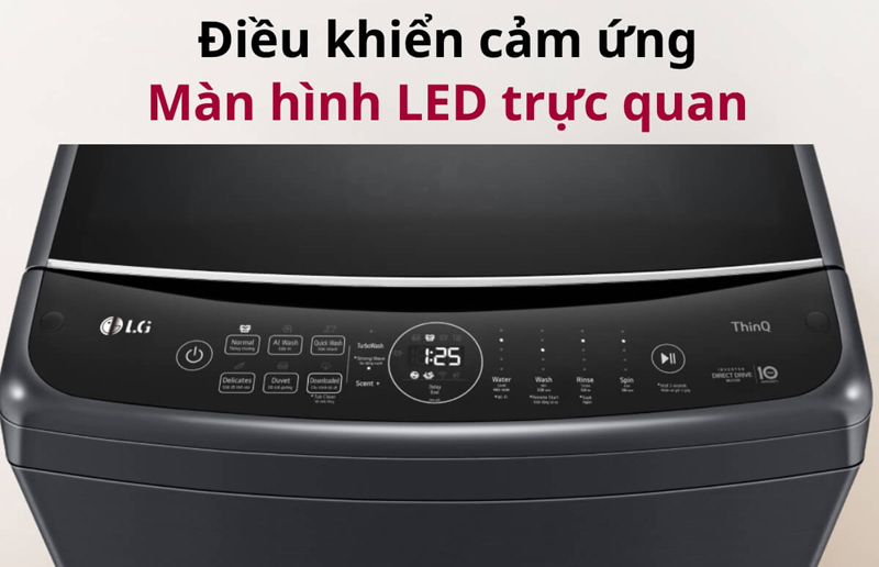 Máy giặt LG inverter 15 kg TV2515DV5J - Hàng chính hãng