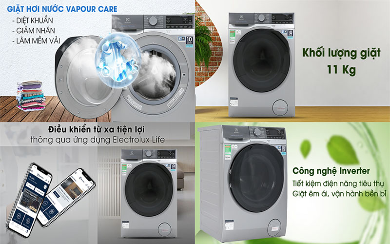 Máy giặt cửa trước Electrolux EWF1141SESA - Hàng chính hãng