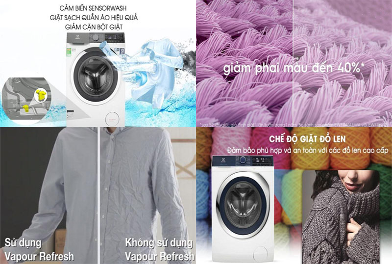 Máy giặt cửa trước Electrolux EWF9023BDWA - Hàng chính hãng