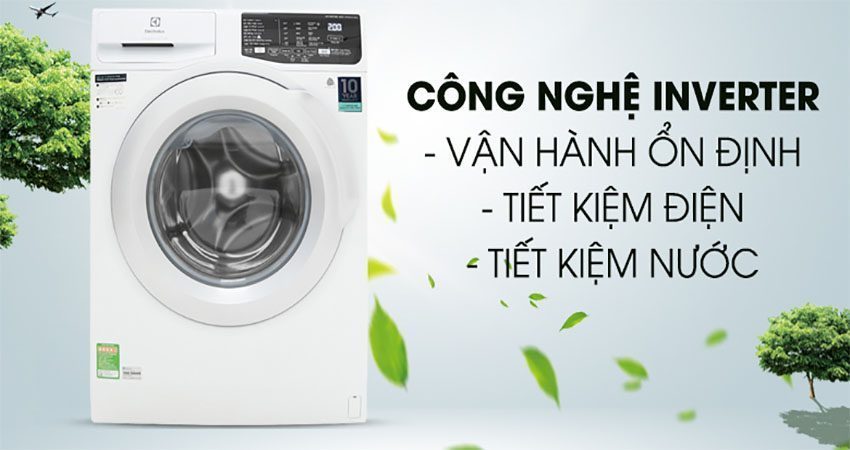 Công nghệ Inverter của Máy giặt cửa trước Inverter Electrolux EWF8025CQWB