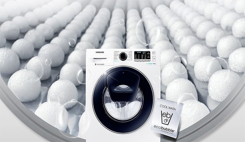 Máy giặt cửa trước Samsung AddWash 9kg WW90K54E0UW - Hàng chính hãng