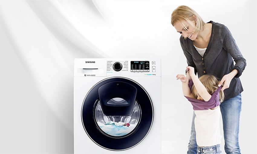 Máy giặt cửa trước Samsung AddWash 9kg WW90K54E0UW - Hàng chính hãng