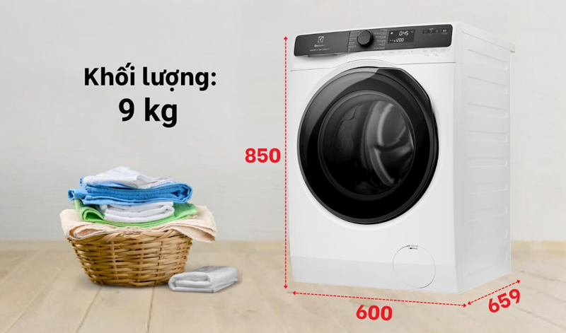 Máy giặt Electrolux inverter 9 kg EWF9023P5WC - Hàng chính hãng