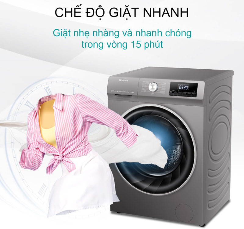 Máy giặt cửa trước Hisense WFQY1114EVJMT - Hàng chính hãng