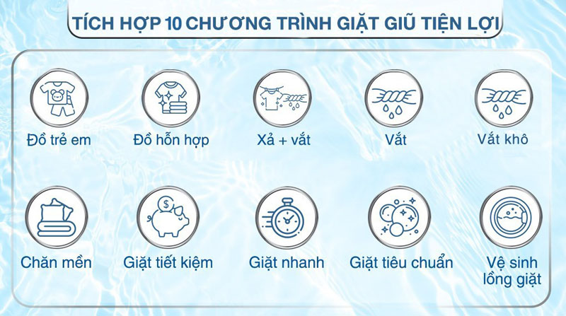 Máy giặt Hisense 8 kg WTZQ8012UT - Hàng chính hãng