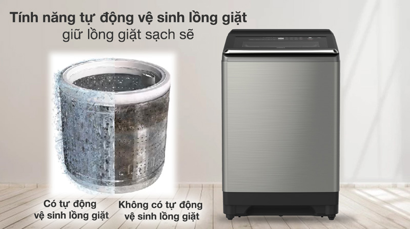 Tính năng tự vệ sinh lồng giặt, tiêu diệt vi khuẩn hay nấm mốc