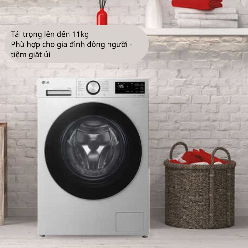 Máy giặt LG AI DD Inverter 11 kg FX1411N5S - Hàng chính hãng
