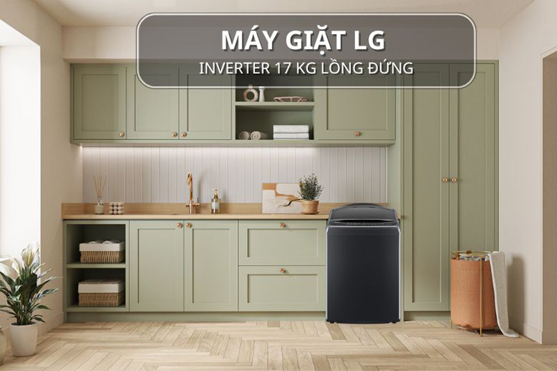 Máy giặt LG inverter 17 kg TV2517SV7J - Hàng chính hãng
