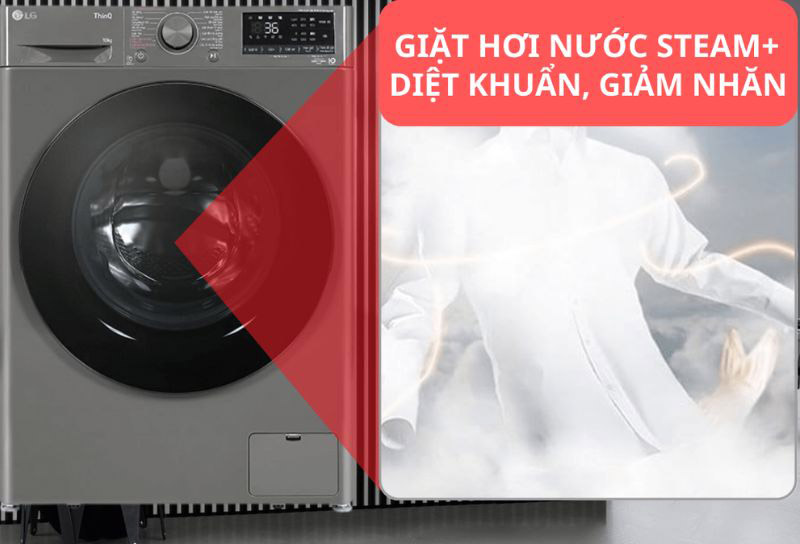 Máy giặt LG inverter 10 kg FV1410S4M1 - Hàng chính hãng