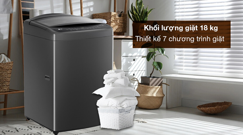 Máy giặt LG Inverter 18Kg TV2518DV3B - Hàng chính hãng