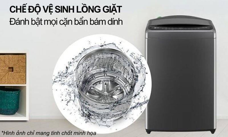 Máy giặt lồng đứng LG Inverter 12kg T2512VBTB - Hàng chính hãng