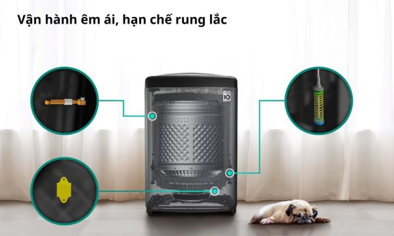Máy giặt lồng đứng LG Inverter 14kg T2514VBTB - Hàng chính hãng