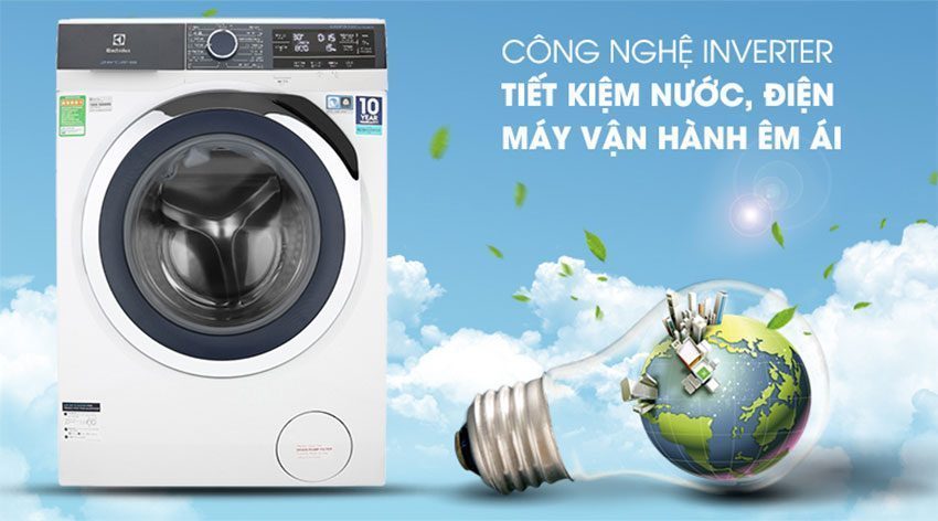 Máy giặt lồng ngang Inverter Electrolux EWF9523BDWA với công nghệ tiết kiệm điện tiên tiến