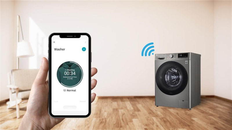 Máy giặt lồng ngang thông minh LG FV1410S4P - Hàng chính hãng