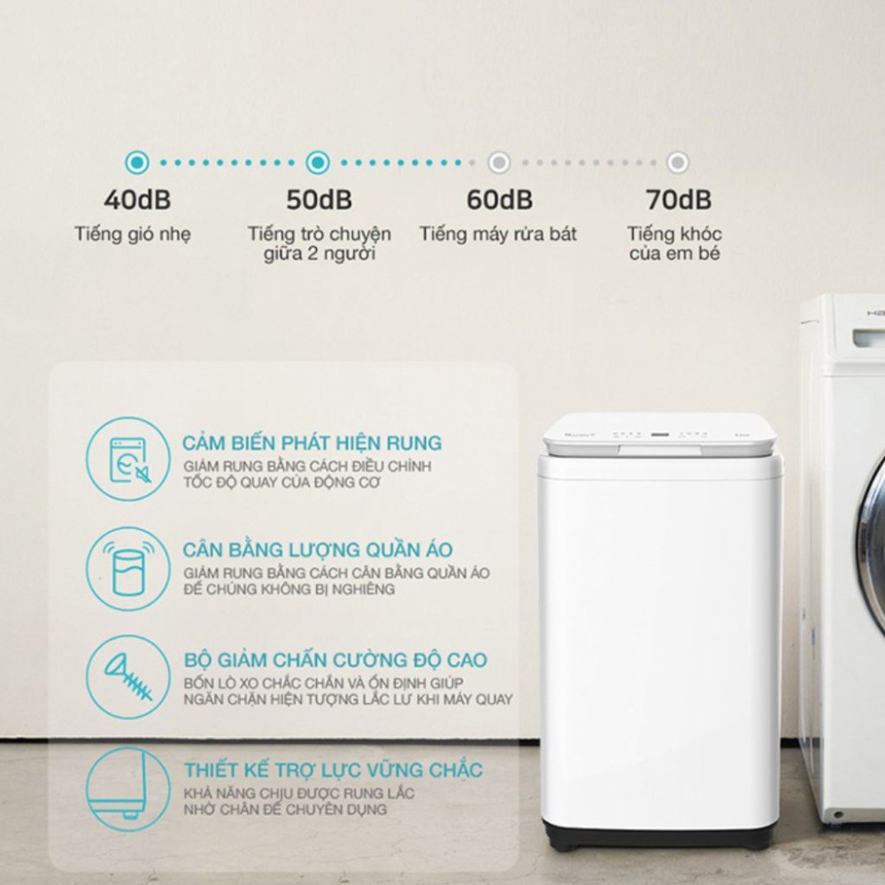 Máy giặt mini Lumias WS050WH - Hàng chính hãng