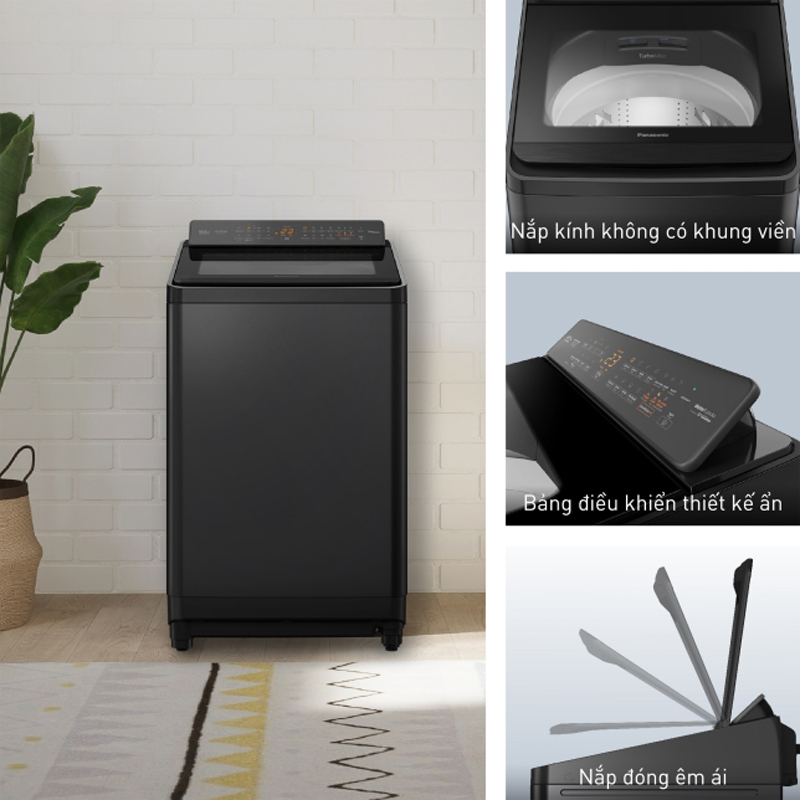 Máy giặt Panasonic Inverter 10.5 Kg NA-FD105V3BV - Hàng chính hãng