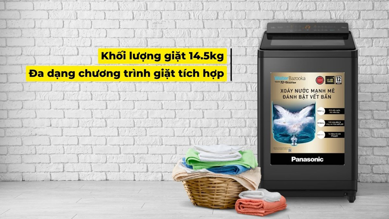 Máy giặt Panasonic inverter 14.5 kg NA-FD290CEBV - Hàng chính hãng