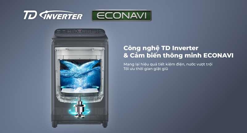 Động cơ TD Inverter cho khả năng hoạt động mạnh mẽ