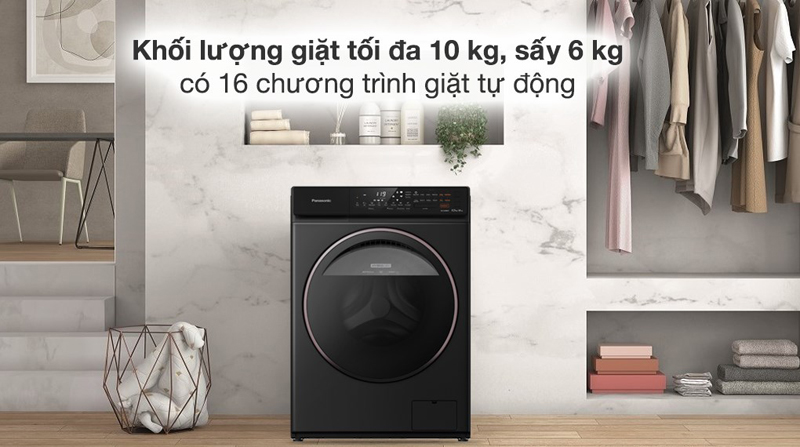 Máy giặt sấy Panasonic Inverter NA-S106FR1PV - Hàng chính hãng