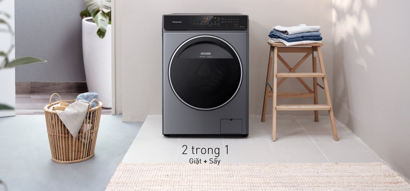 Máy giặt sấy Panasonic Inverter 9 kg NA-S96FC1LVT - Hàng chính hãng